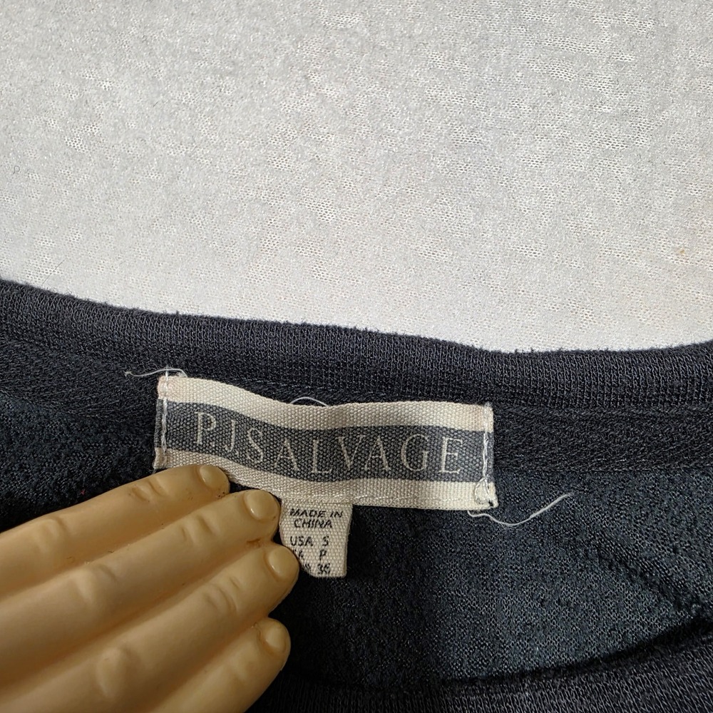 PJ SALVAGE Velour Loungewear Sweatshirt Joggers Pajamas Set Gray Size S - Picture 6 of 13
